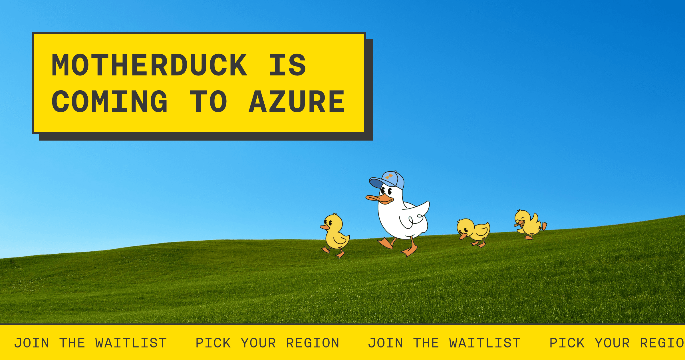 MotherDuck on Azure: join the waitlist