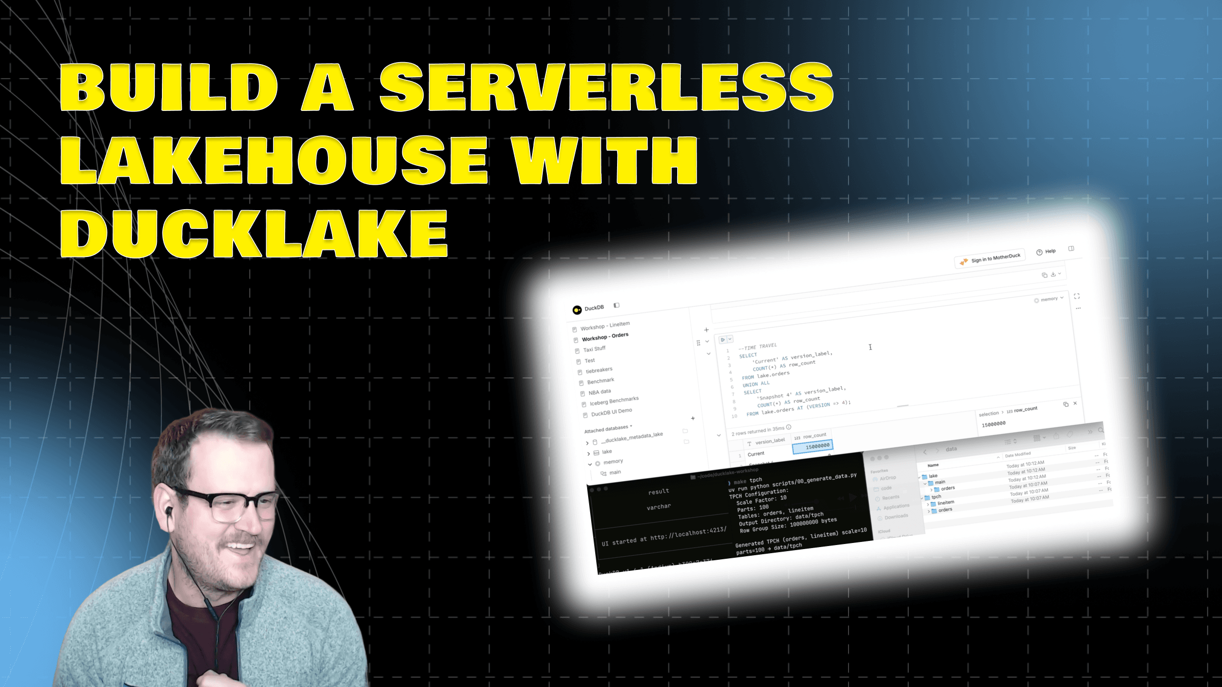 Building a Serverless Lakehouse with DuckLake | MotherDuck