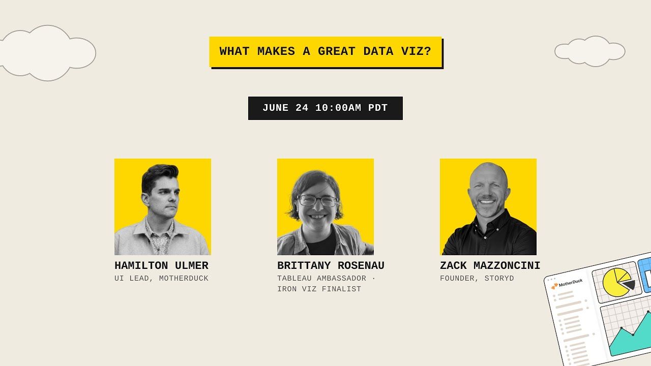 What Makes a Great Data Visualization? | MotherDuck | MotherDuck