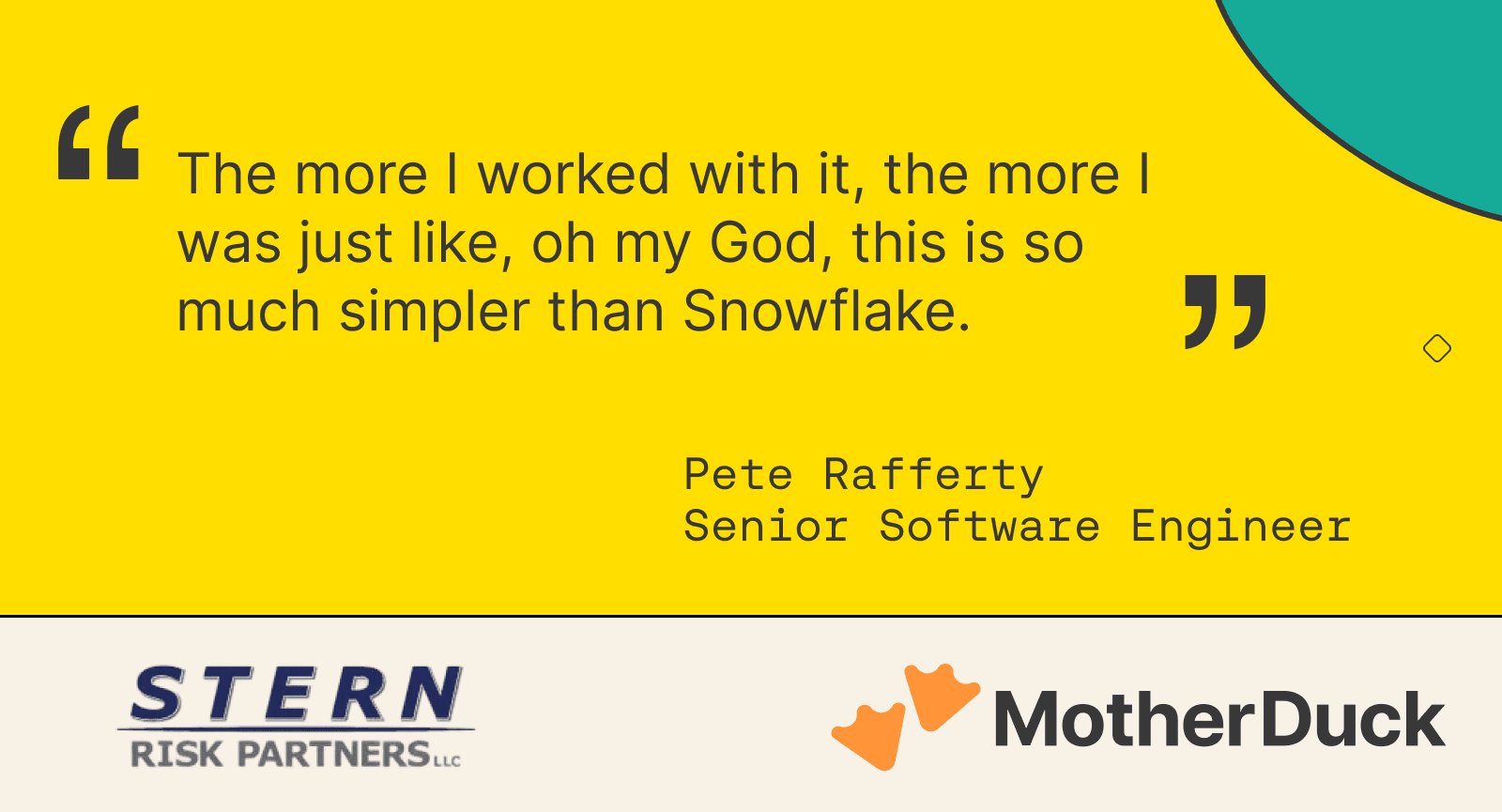 Postgres to MotherDuck Migration: Stern Risk Partners Case Study | MotherDuck