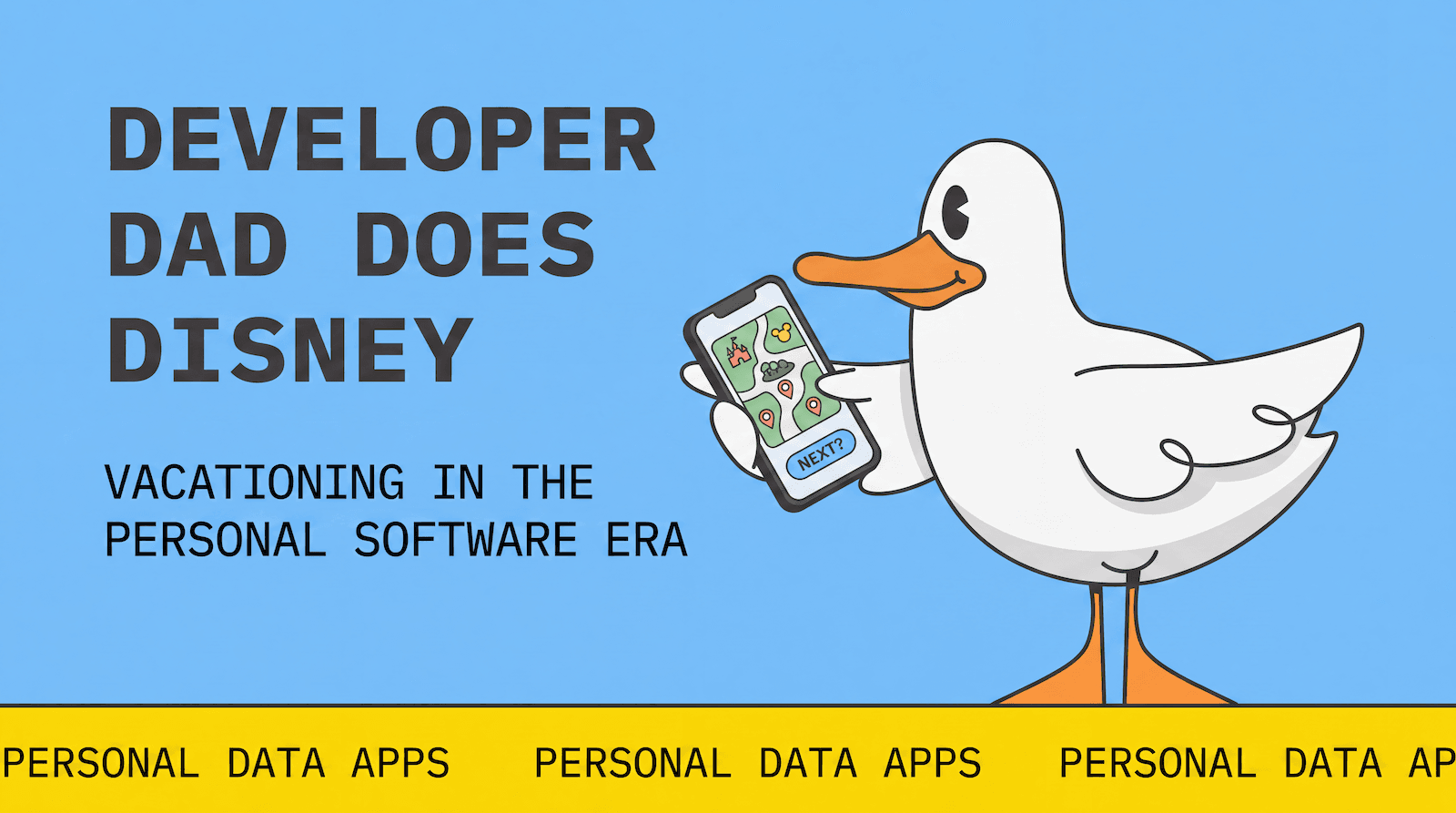 Developer Dad Does Disney: Vacationing in the Personal Software Era