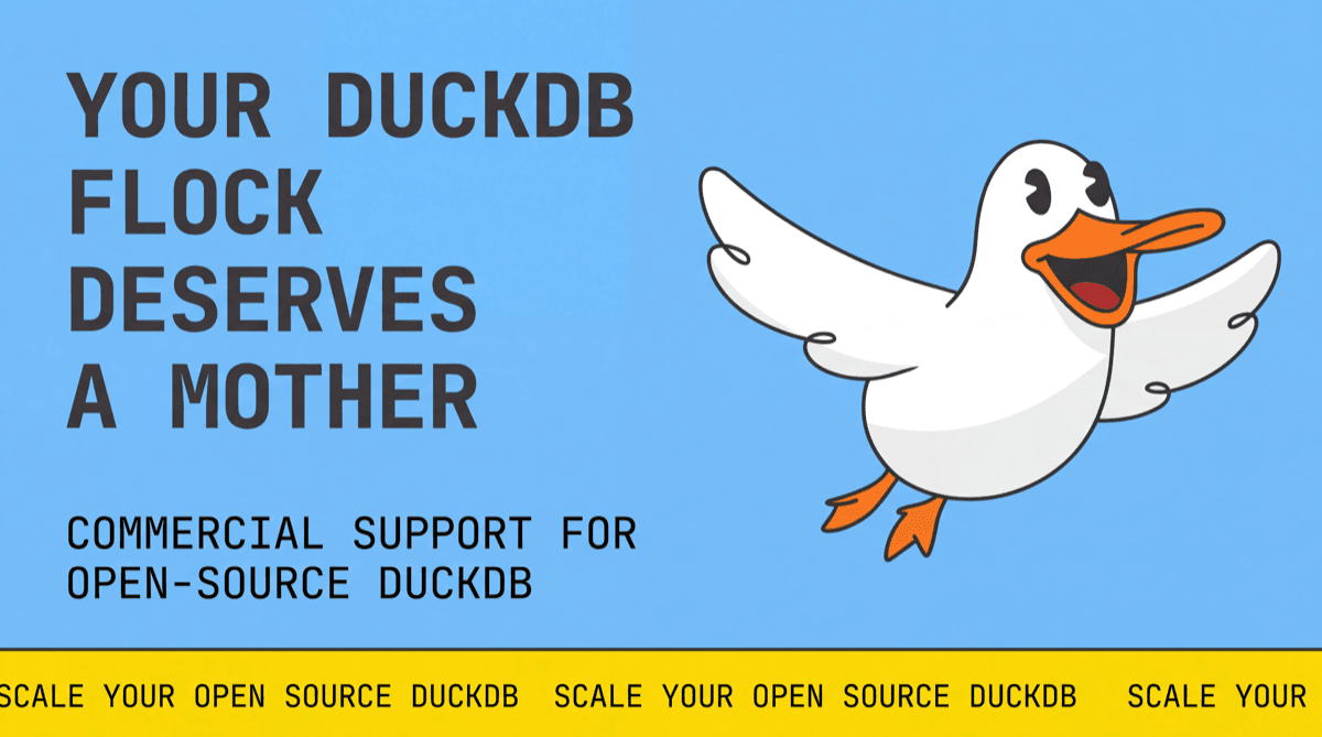 Your DuckDB Flock Deserves A Mother | MotherDuck