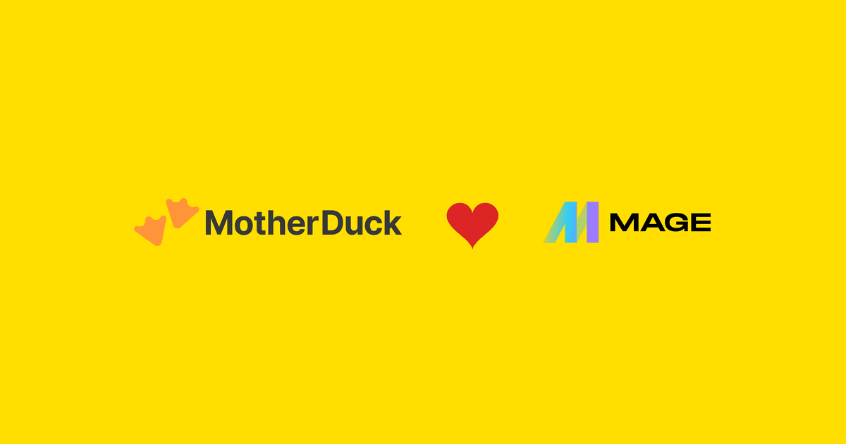 Mage + MotherDuck Integration | DuckDB Analytics