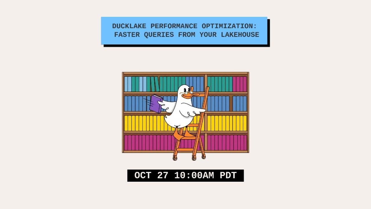 DuckLake Performance Optimization | MotherDuck | MotherDuck
