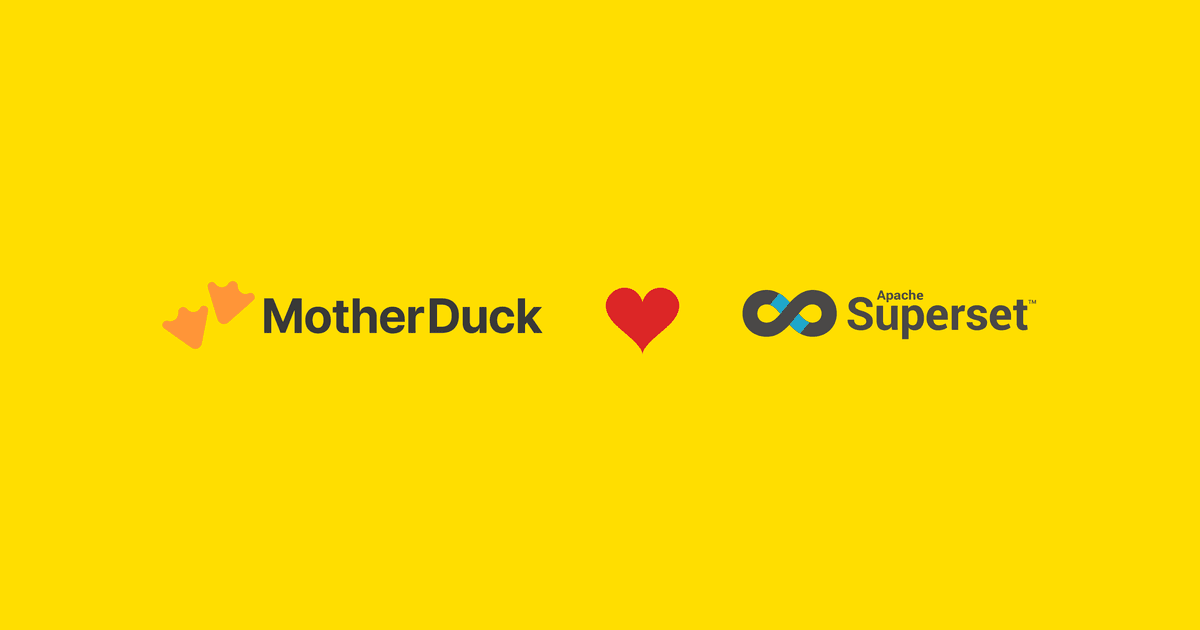 Superset + MotherDuck Integration | DuckDB Analytics